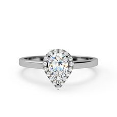 Rosalind Oval Rose Gold Halo
